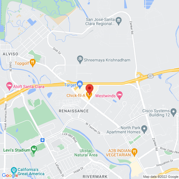map of the area